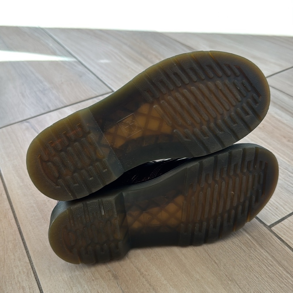 Little kids dr. Martins burgundy glitter size 2 - Picture 4 of 4